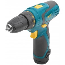 Дрель-Шуруповерт акк. 12 В; 0-350/1100 об/мин; 20 Нм; 2 (Li-Ion) 1,3 Ач; 1 ч.; рез. накл.; кейс (80181)