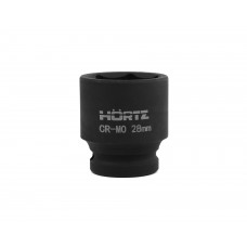 Головка торцевая сменная ударная 6-гранная (Cr-Mo) 28 1/2 L=44 мм HORTZ