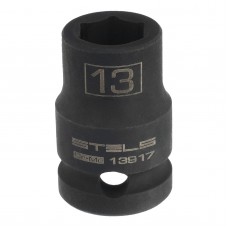 Головка ударная шестигранная, 13 мм, 1/2, CrMo Stels
