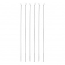 Хомуты, 150 x 2.5 мм, пластиковые, белые, 100 шт Сибртех (45519)