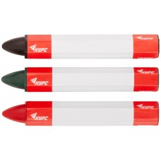 Карандаши разметочные восковые, набор 3 шт.( черный / зеленый / красный ), 95 мм (04390)