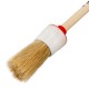 Кисть круглая № 6 (30 мм) натуральная щетина, деревянная ручка MTX (82076)