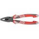 Плоскогубцы комбинированные Эталон, CrV сталь, ребра жесткости на губках, тефлоновое покрытие, 3К прорезиненные ручки 200 мм (50695)