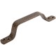 Ручка скоба плоская, 85 мм, антик бронза (66793)