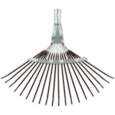 Грабли веерные регулируемые пластинчатые, 20 зубьев, 250-415 мм, без черенка (76944)