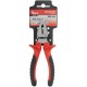 Плоскогубцы комбинированные Оптима, двухцветные обрезиненные ручки, полированная сталь 165 мм (47553)