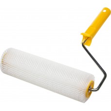 Валик игольчатый для наливных полов 75 х 250 мм, бюгель 8 мм, пластмассовые иглы, в сборе STAYER Professional 03951-25