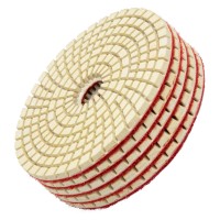 Алмазный гибкий шлифовальный круг, 100 мм, P100, мокрое шлифование, 5 шт. Matrix (73508)