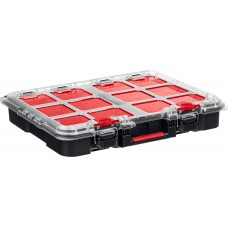 Ящик-органайзер пластиковый 525 х 345 х 147 мм (21) с 10 регулируемыми ячейками STACKNROLL KETER 38399