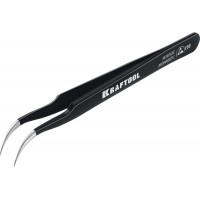 Антистатический антимагнитный прецизионный пинцет изогнутый, 116 мм KRAFTOOL 222126