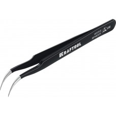 Антистатический антимагнитный прецизионный пинцет изогнутый, 116 мм KRAFTOOL 222126