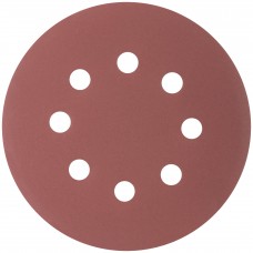 Круги шлифовальные с отверстиями (липучка), алюминий-оксидные, 125 мм, 5 шт. Р 600 (39842М)