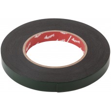 Лента монтажная клейкая на вспененной основе, черная 15 мм х 10 м (11784)