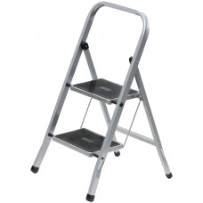 Лестница-стремянка стальная, 2 широкие ступени, Н=88 см, вес 3,7 кг (65381)