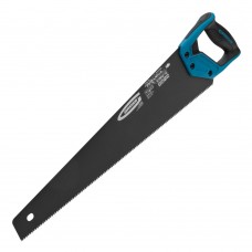 Ножовка по дереву Piranha, 550 мм, 11-12 TPI, зуб-3D, каленый зуб, тефлоновое покрытие полотна, двухкомпонентная рукоятка Gross