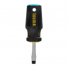 Отвертка, SL6x38 мм, S2, 3к рукоятка Denzel (122017)
