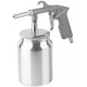 Пистолет пескоструйный, алюминиевый нижний бачок 1000 мл, быстросъемное соединение (81081)