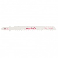 Полотна для электролобзика по дереву, 3 шт, T111D, 75 x 4 мм, HCS Matrix