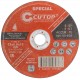 Профессиональный специальный диск отрезной по металлу, нержавеющей стали и алюминию Cutop Special, Т41-75 х 0,8 х 10,0 мм (50-938)