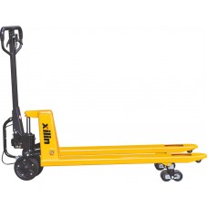 Тележка гидравлическая с механическим приводом 2500 кг 1150 мм полиуретановые колеса XILIN BFA (1010182)