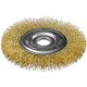 Щетка дисковая для УШМ 150 мм, витая латунированная, стальная проволока 0.3 мм ЗУБР Профессионал 35187-150_z01