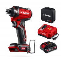 Винтоверт ударный бесщеточный 20 В 180 Н·м 1 АКБ LMS 2 А·ч сумка ЗУБР ВБУ-180-21