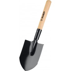 Лопата туристическая МАСТЕР, 210 х 154 х 550 мм, полотно 1.5 мм, закалено, деревянный черенок высший сорт ЗУБР 39571