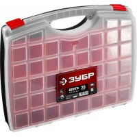 Органайзер 425 х 330 х 60 мм пластиковый с 20 съемными лотками ЗУБР ВОЛГА-20 38034-20