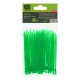 Хомуты, 100 x 2.5 мм, пластиковые, зеленые, 100 шт Сибртех (45510)