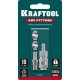 Набор (штуцер «елочка», 10 мм — рапид муфта) + (рапид штуцер-штуцер «елочка», 10 мм) + (обжимные хомуты 2 шт) KRAFTOOL 06599-10-H