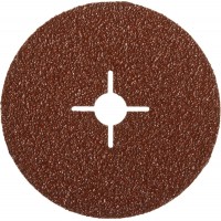 Круг шлифовальный фибровый Профи 125 x 22 мм, P24, для УШМ, 5 листов ЗУБР 35585-125-024