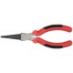 Круглогубцы Стандарт, красно-черные пластиковые ручки, полированная сталь 165 мм