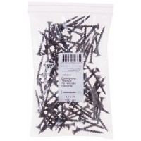 Саморезы черные по гипроку к дереву 3,5 х 35 100 шт Фасовка (22035-0)