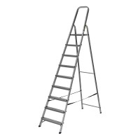 Стремянка, 9 ступеней, алюминиевая, Сибртех (97719)