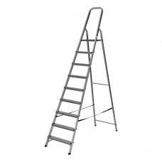 Стремянка, 9 ступеней, алюминиевая, Сибртех (97719)