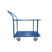 Тележка платформенная TOR ТП-2Я (600х900) 2х-ярусная (160мм) (1048046)