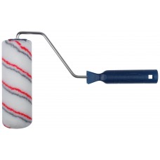 Валик полиакриловый, белый со спиральными полосами, каркасн.сист., диам.40/64 мм, ворс 12 мм, 180 мм (02111)