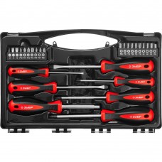 Набор отверток с насадками 27 предм. ЗУБР Универсал-27 25027