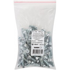 Болт с шестигранной головкой 6х12 мм DIN 933 кл. пр. 8.8 цинк 5000 шт ЗУБР 4-303070-06-012