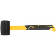 Киянка резиновая, фиберглассовая ручка 45 мм ( 230 гр )