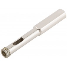 Коронки кольцевые по керамограниту, камню и кафелю алмазные, набор 2 шт., 8х65 мм (16202)