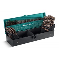 KRAFTOOL Cobalt, 118 шт, (1-13 мм), сталь М42, HSS-Co(8%), набор сверл по металлу (29656-H118)