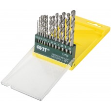 Набор сверл по металлу HSS полированных, 13 шт. (1,5-2-2,5-3-3,2-3,5-4-4,5-4,8-5-5,5-6-6,5 мм) (33799)