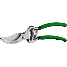 Плоскостной секатор 200 мм, углеродистая сталь, цельнокованый, покрытие ПВХ РОСТОК PC-15 423005_z01