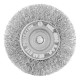 Щетка для дрели, 60 мм, плоская со шпилькой, витая проволока Сибртех (744467)