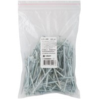 Шурупы оцинкованные, универсальные 4 х 60 100 шт Фасовка (20360-0)