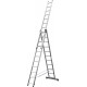 Лестница трехсекционная алюминиевая 11 ступеней, со стабилизатором СИБИН 38833-11
