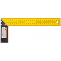 Угольник столярный желтый 300 мм (19383)