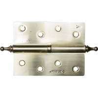 Петля карточная разъёмная левая 100?75?2.5 мм цвет матовая латунь SB 2 шт ЗУБР 37605-100-3L