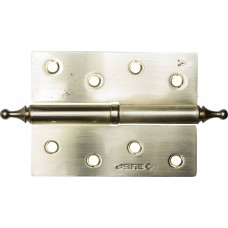 Петля карточная разъёмная левая 100?75?2.5 мм цвет матовая латунь SB 2 шт ЗУБР 37605-100-3L